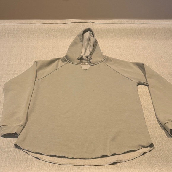 Women's Light Green Hoodie Sweatshirt - Picture 8 of 10